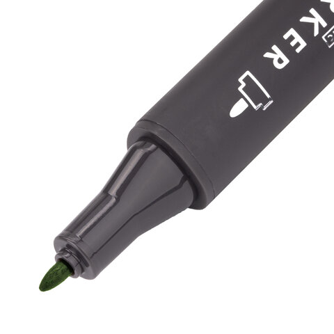 Маркер для скетчинга ХУДОЖЕСТВЕННЫЙ 1 мм - 6 мм BRAUBERG ART CLASSIC, СВЕТЛО-ОЛИВКОВЫЙ (G915), 15182