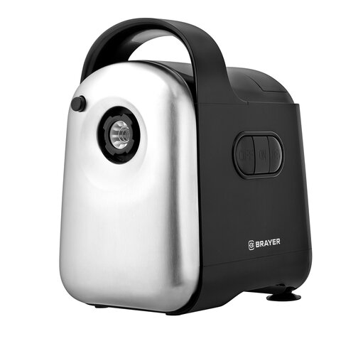 Мясорубка BRAYER BR1602, 2000 Вт, производительность 2 кг/мин, металлический шнек, реверс, пластик,