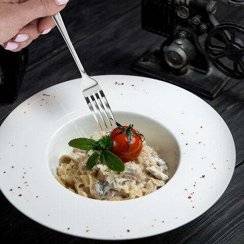 Вилки столовые STANDARD, КОМПЛЕКТ 6 шт., полированная нержавеющая сталь, серебристые, DASWERK, 60907