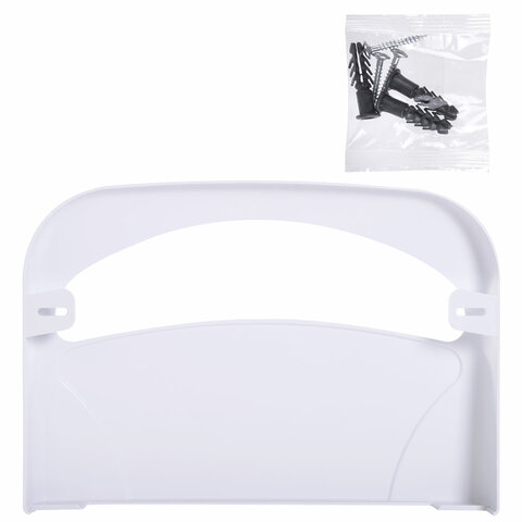 Диспенсер для покрытий на унитаз LAIMA PROFESSIONAL LSA (Система V1) 1/2 сложения, белый, ABS-пласти