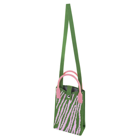 Сумочка-органайзер повседневная HEIKKI KNIT (ХЕЙКИ) кросс боди, вязаная, 17х12х5 см, "Fun zebra", 27