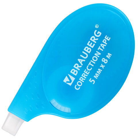 Корректирующая лента BRAUBERG ULTRA NEON, 5 мм х 8 м, цвет ассорти, блистер, 272664