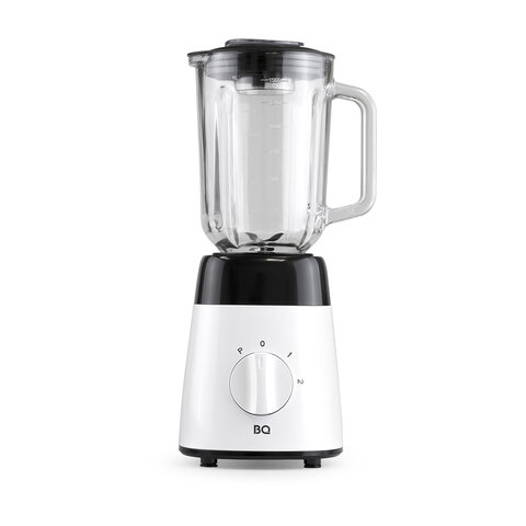 Блендер стационарный BQ (БИ-КЬЮ) SB1008, 1000 Вт, 2 скорости, чаша 1,5 л, пластик, черный/белый, 861