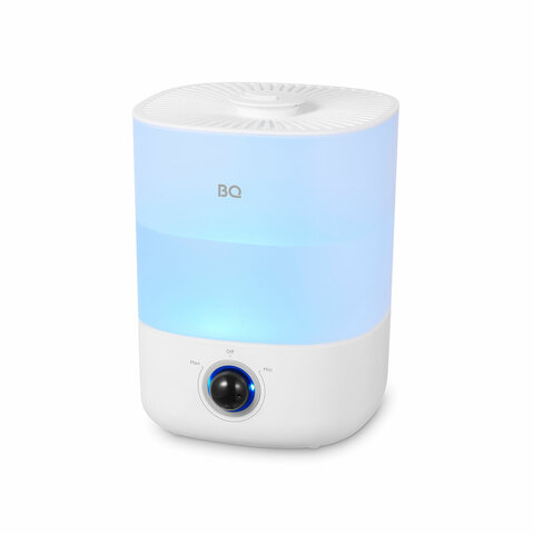 Увлажнитель воздуха BQ (БИ-КЬЮ) HDR1010, объем бака 4 л, 25 Вт, аромаконтейнер, белый, 86196445