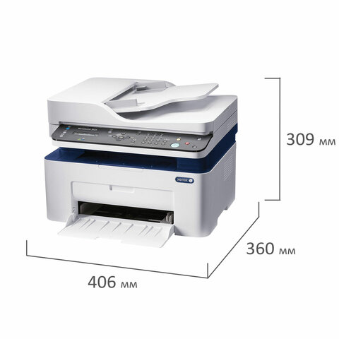 МФУ лазерное XEROX WorkCentre 3025NI "4 в 1", А4, 20 стр./мин., 15000 стр./мес., АПД, Wi-Fi, сетевая