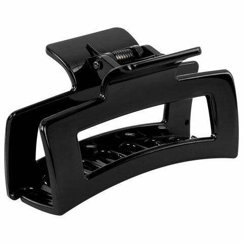 Краб для волос 8,5 см, глянцевый, чёрный, MONTE VITA, 457000