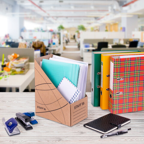 Лоток вертикальный для бумаг (250х320 мм), увеличенная ширина 150 мм, до 1400 листов, микрогофрокарт