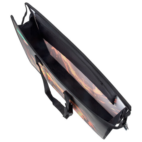 Папка для рисунков и чертежей с регулируемыми ручками BRAUBERG KIDS А3,1 отделение, карман внутри, "