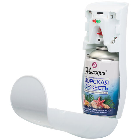 Сменный баллон 250 мл МЕЛОДИЯ "Морская свежесть", для автоматических освежителелей, универсальный, 6