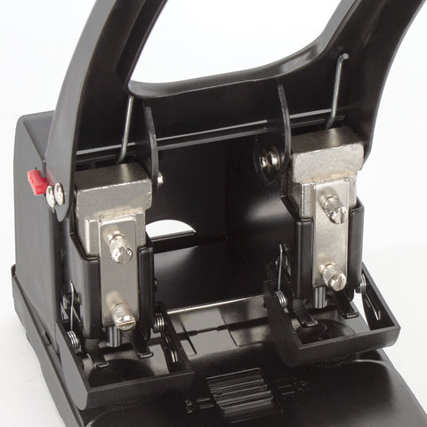 Дырокол металлический МОЩНЫЙ BRAUBERG "Heavy duty", до 100 л., черный, 226869