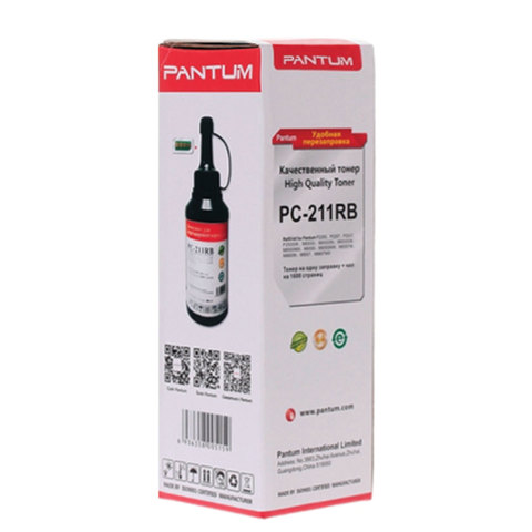 Заправочный комплект PANTUM (PC-211PRB) P2200/P2207/P2500W/M6500/M6607, ресурс 1600 стр. + чип, ориг