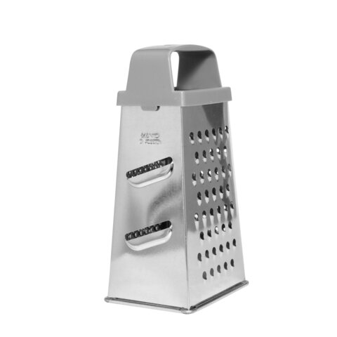 Терка 4 грани 22х11х8,5 см, белая жесть с пластиковой ручкой, BOOMHOUSE Кварц, 701859