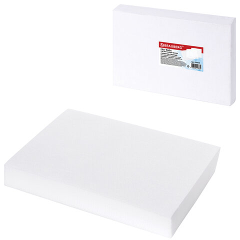 Салфетки сменные для стирателя магнитного 235528 (160х240 мм), КОМПЛЕКТ 100 шт., РОССИЯ, BRAUBERG, 2