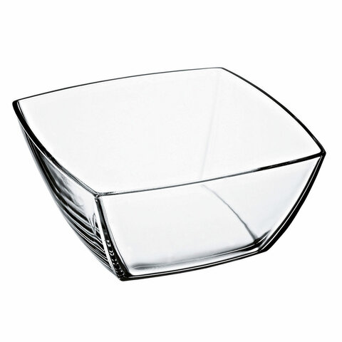 Салатник большой квадратный глубокий, 240 мм, стекло, PASABAHCE "ТОКИО", фирменная подарочная упаков