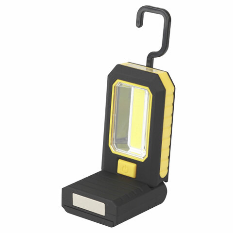 Фонарь ЭРА 5Вт COB+3xLED, поворотный 90, крючок, магниты, питание 3xAAA (не в комплекте), RB-704, Б0