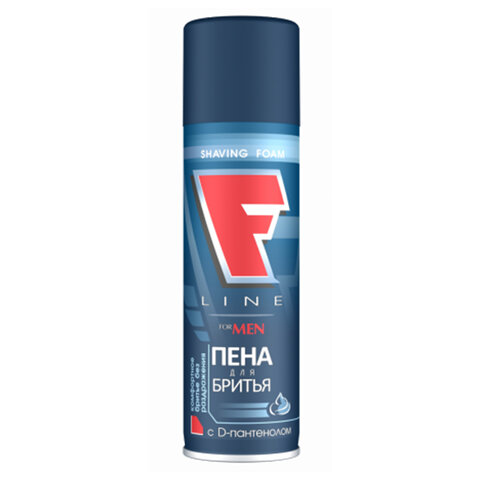 Пена для бритья c D-пантенолом 225 мл, F-LINE, классическая, СИБИАР, 5-05.01.008.05