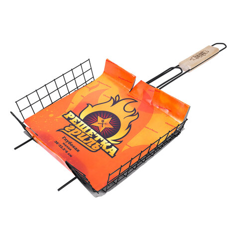 Решетка-гриль ГЛУБОКАЯ универсальная, размер 260х235 мм, глубина 60 мм, оксидированное покрытие, 101