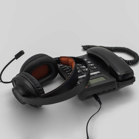 Телефон RITMIX RT-550 black, АОН, спикерфон, память 100 номеров, тональный/импульсный режим, 8000148