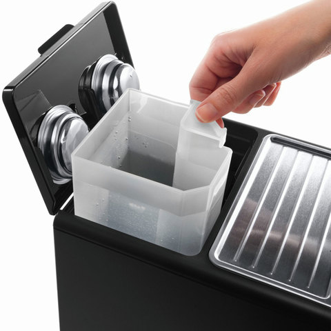 Кофеварка рожковая DELONGHI ECP 33.21/BK, 1100 Вт, объем 1 л, ручной капучинатор, черная, ECP33.21/B