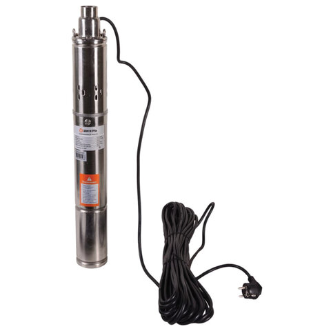 Скважинный насос ВИХРЬ СН-60B, 370 Вт, диаметр насоса 75 мм, глубина погружения 35 м, 25 л/мин, 68/3