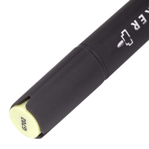 Маркер для скетчинга ХУДОЖЕСТВЕННЫЙ 1 мм - 6 мм BRAUBERG ART CLASSIC, СВЕТЛЫЙ ЖЕЛТО-ЗЕЛЕНЫЙ (G702), 