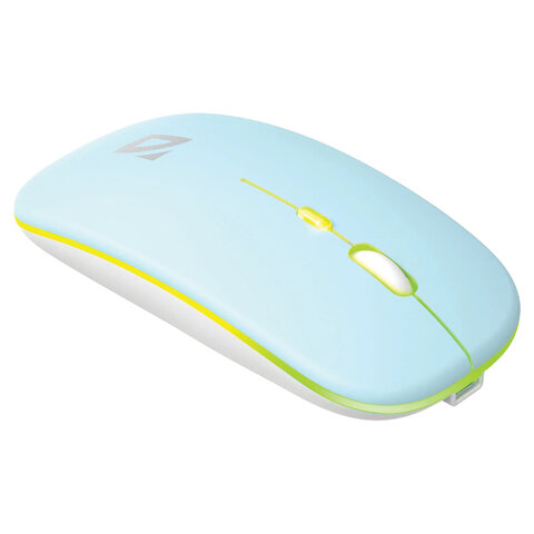 Мышь беспроводная DEFENDER Coda MB-261, 2.4 ГГц + BT, радужная подсветка, 3 кнопки + 1 колесо, 300 м