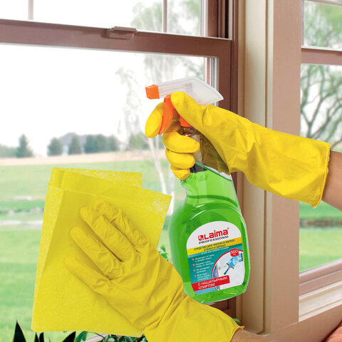 Средство для мытья стекол и зеркал с нашатырным спиртом 500 мл, LAIMA PROFESSIONAL, распылитель, 604