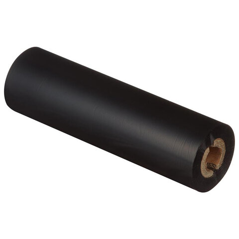 Риббон WAX/RESIN 110 мм х 74 м, втулка диаметр 12,7 мм (0,5 дюйма) х ширина 110 мм, красящий слой на