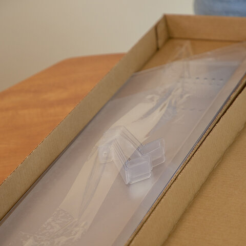 Экран для кондиционера потолочного размером от 750х750 до 850х850 мм, ПЭТ, прозрачный, 1,5 мм, 10000