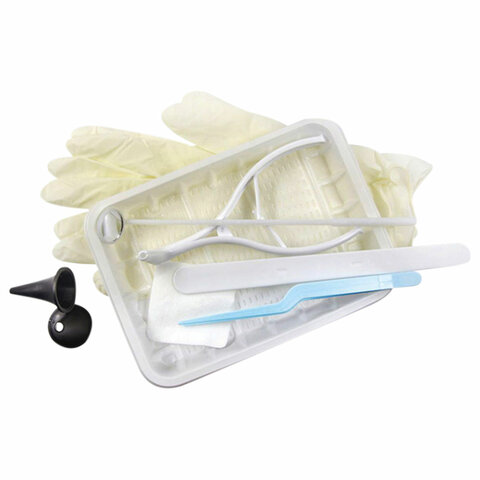 Набор оториноларингологический одноразовый стерильный "ЕваЛор 1" (8 предметов), КПИ