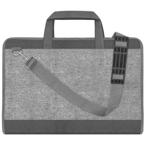 Папка сумка для рисунков и чертежей каркасная А2 (45х65 см), экокожа, BRAUBERG ART CLASSIC, 272990