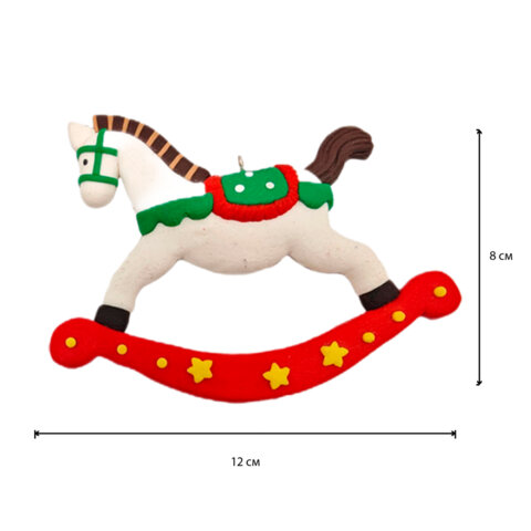 Украшение елочное (1шт) "Xmas Toys" 11,5х9см, полимерная глина, ассорти 5 дизайнов, ЗОЛОТАЯ СКАЗКА, 