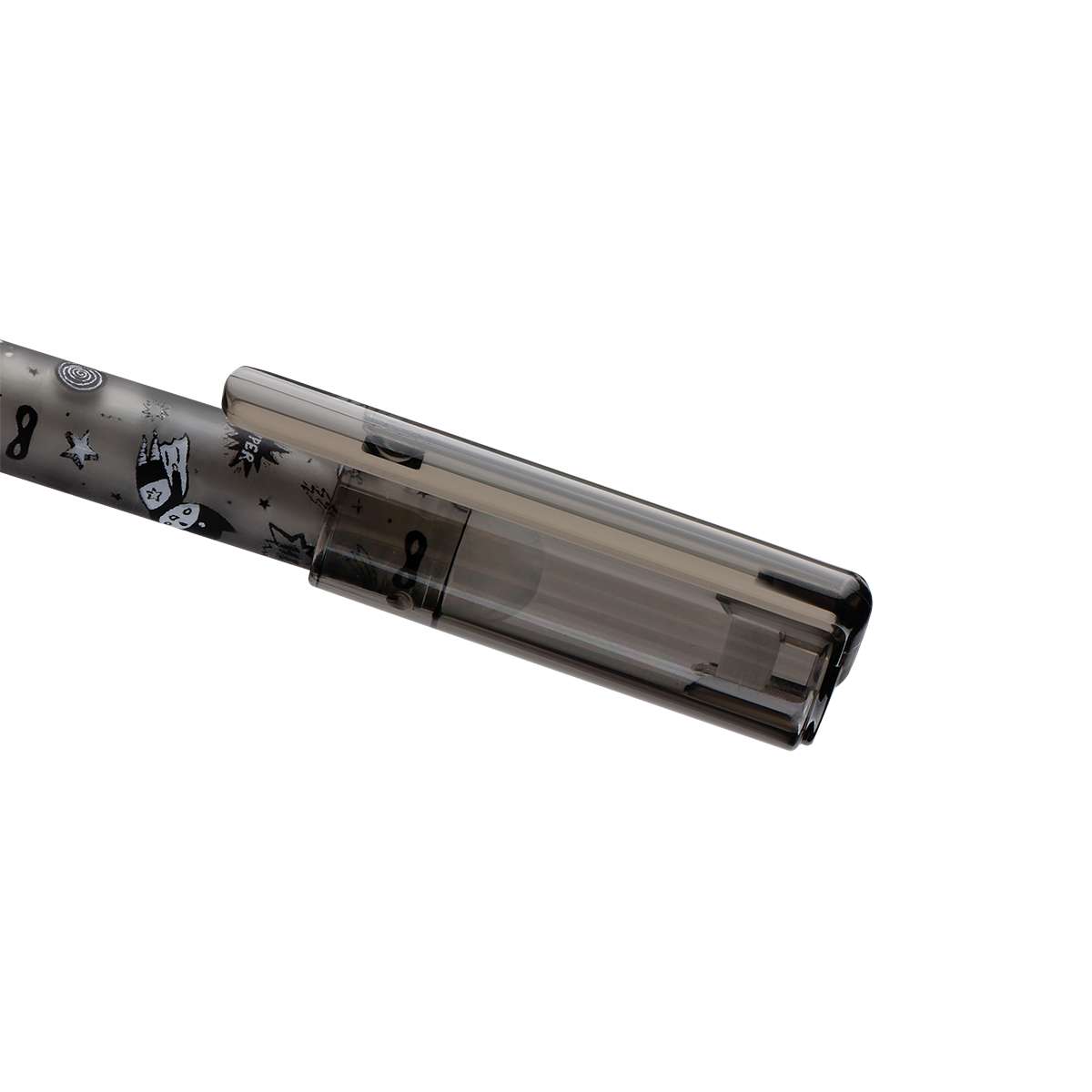 Ручка гелевая стираемая MESHU "Superhero" синяя, 0,5мм, корпус ассорти