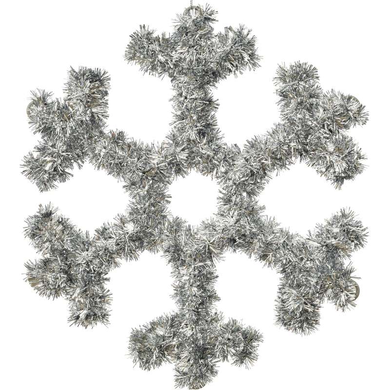 Украшение НГ венок из мишуры  (полиэтилен) / 1,5x33x36см арт.92806