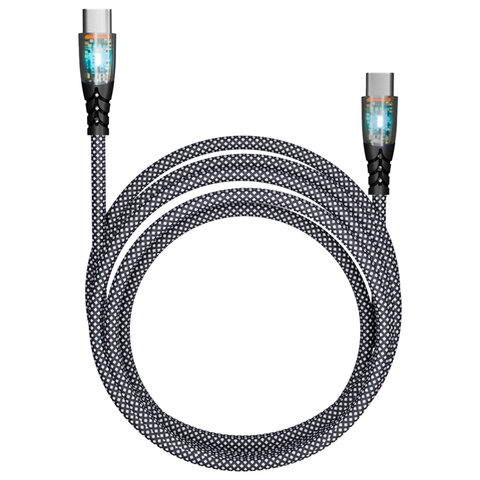 Кабель TypeC-TypeC, 1 м, 3 А, SMARTBUY, для быстрой зарядки и передачи данных, черный 18140, FCTRANS