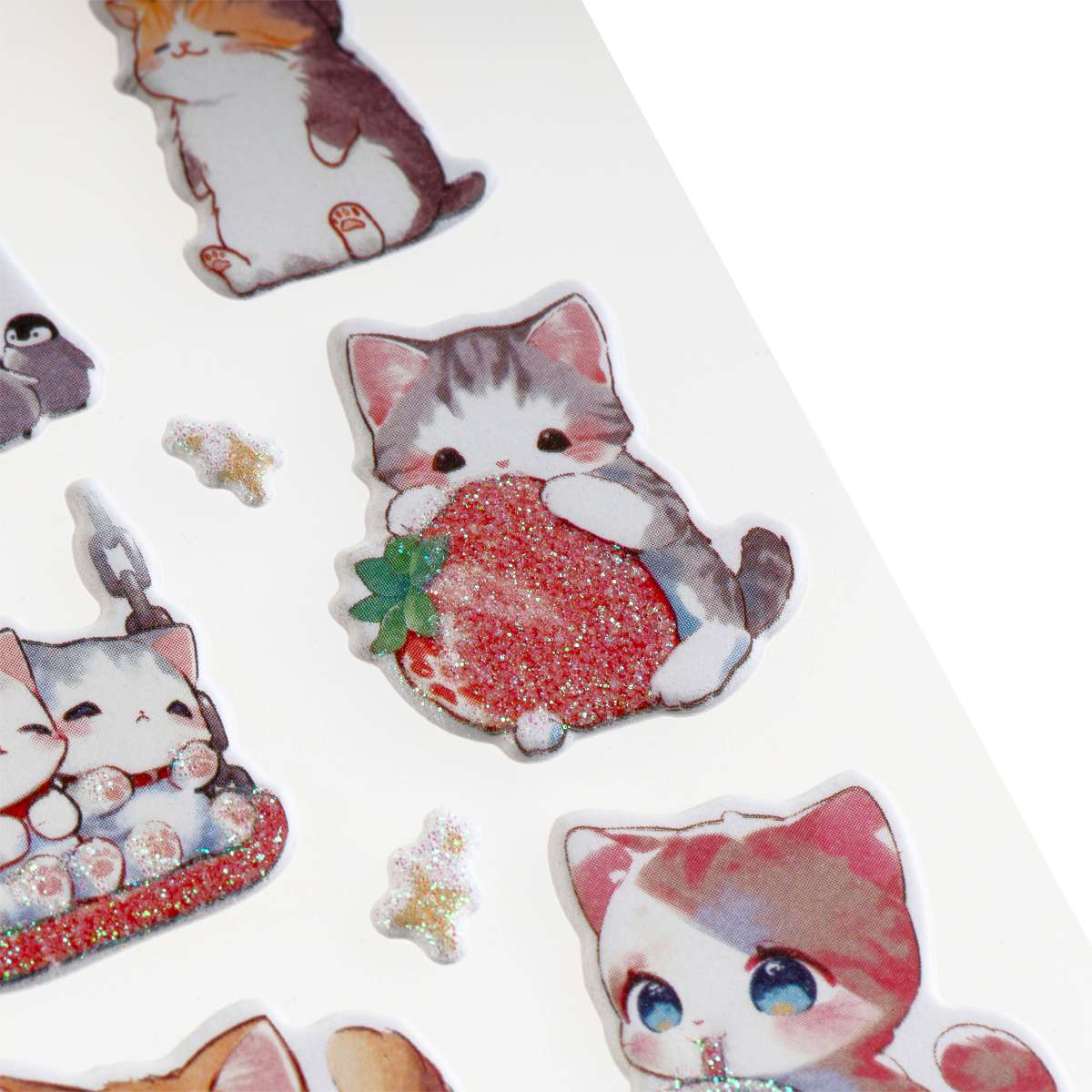 Наклейки объемные MESHU "I meow you", 10*23см, инд. уп., европодвес