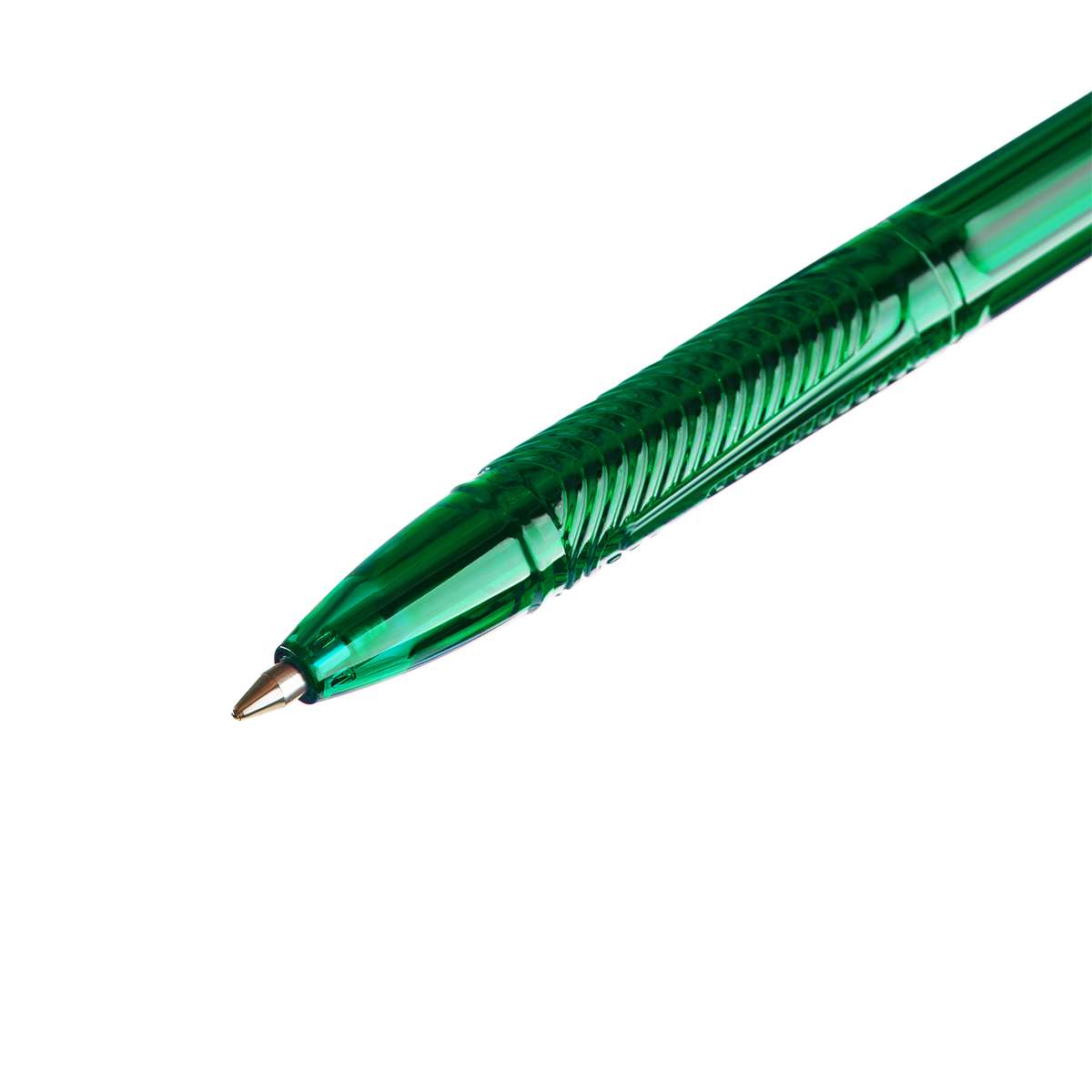 Набор шариковых ручек СТАММ «Орбита 100» 4шт., 4цв., 0,7мм, тонированный корпус, пакет с европодвесо