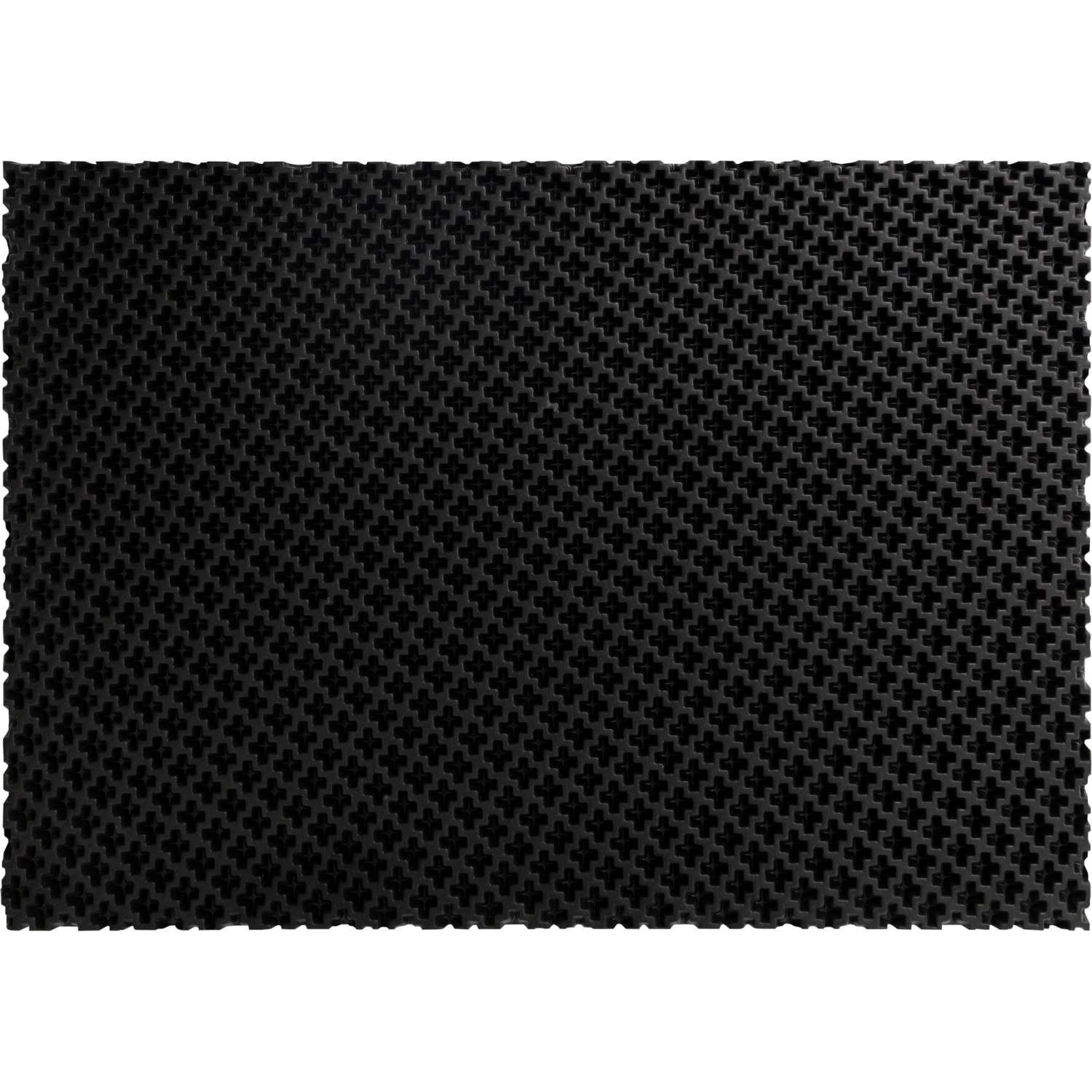 Коврик входной универсальный 60x40x1,1 рисунок Кросс (ЭВА)черный_УК060040