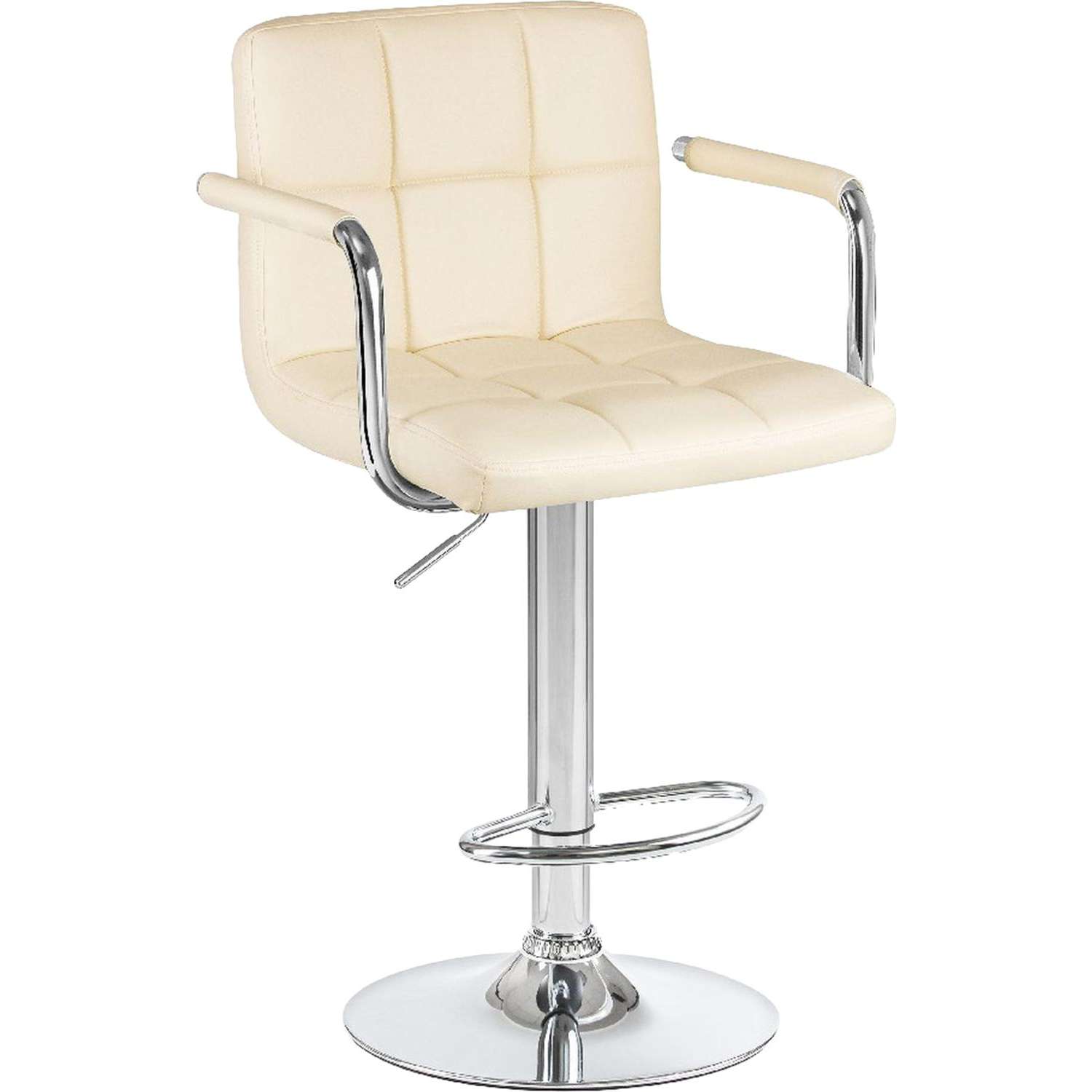 Стул барный LO_DOBRIN KRUGER ARM LM-5011_CH-M_EL кремовый