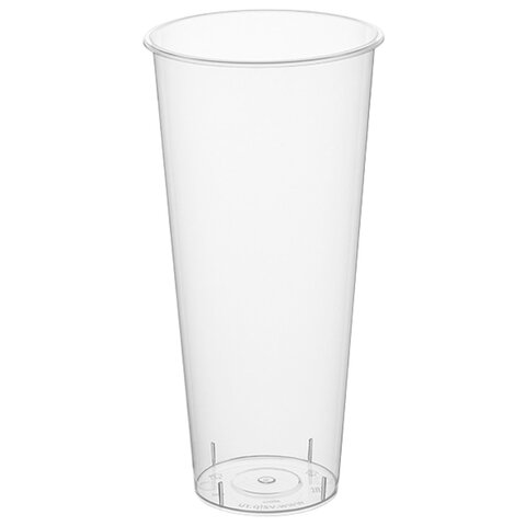 Стакан одноразовый 650мл пластиковый матовый Bubble Cup, СВЕРХПЛОТНЫЙ, ВЗЛП, ШК5377, 1022П