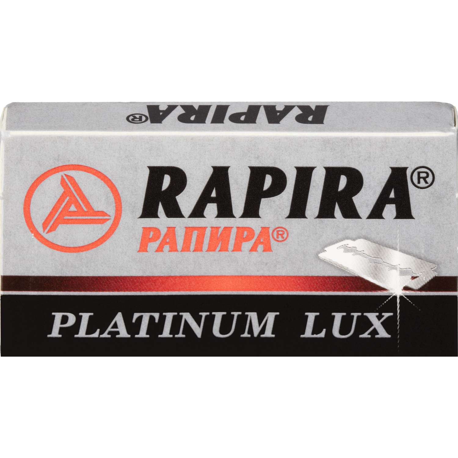 Сменные лезвия Rapira PLATINUM LUX клас.для Т-образ.станка 5шт/уп РК-05ПЛ01