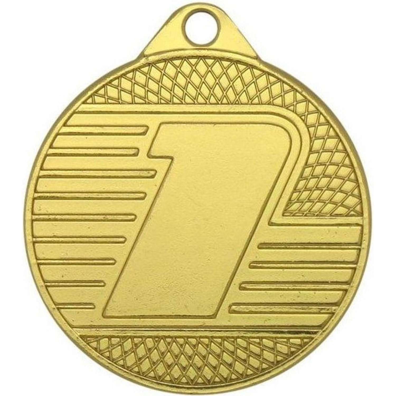 Медаль 1 место 70мм золото mk401
