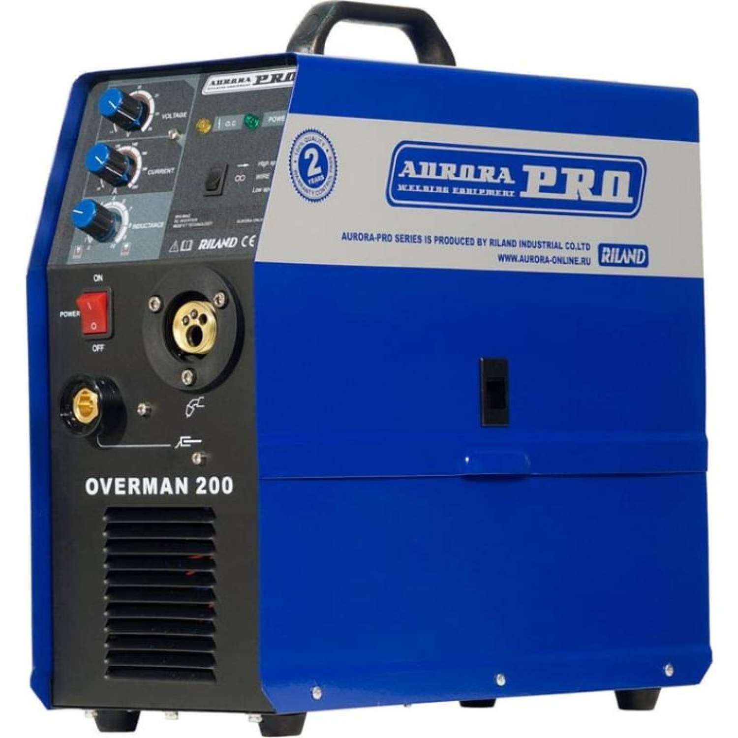 Сварочный полуавтомат инвертор MIG-MAG AURORA Pro OVERMAN 200 Mosfet(13709)