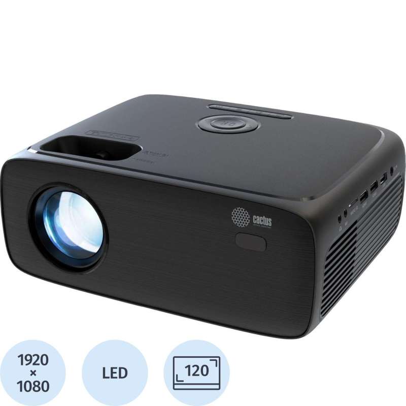 Проектор Cactus CS-PRM.07B.Full HD LCD 3200Lm ANSI 1500:1 3xHDMI 1.1