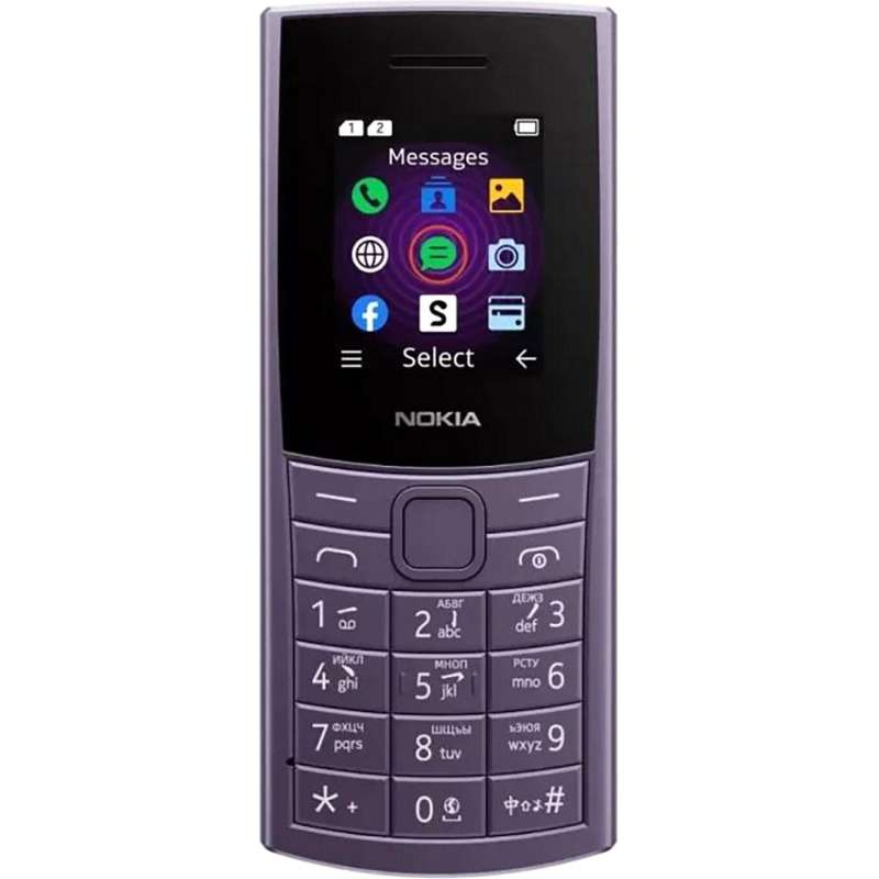 Мобильный телефон NOKIA 110 4G TA-1543 DS EAC PURPLE
