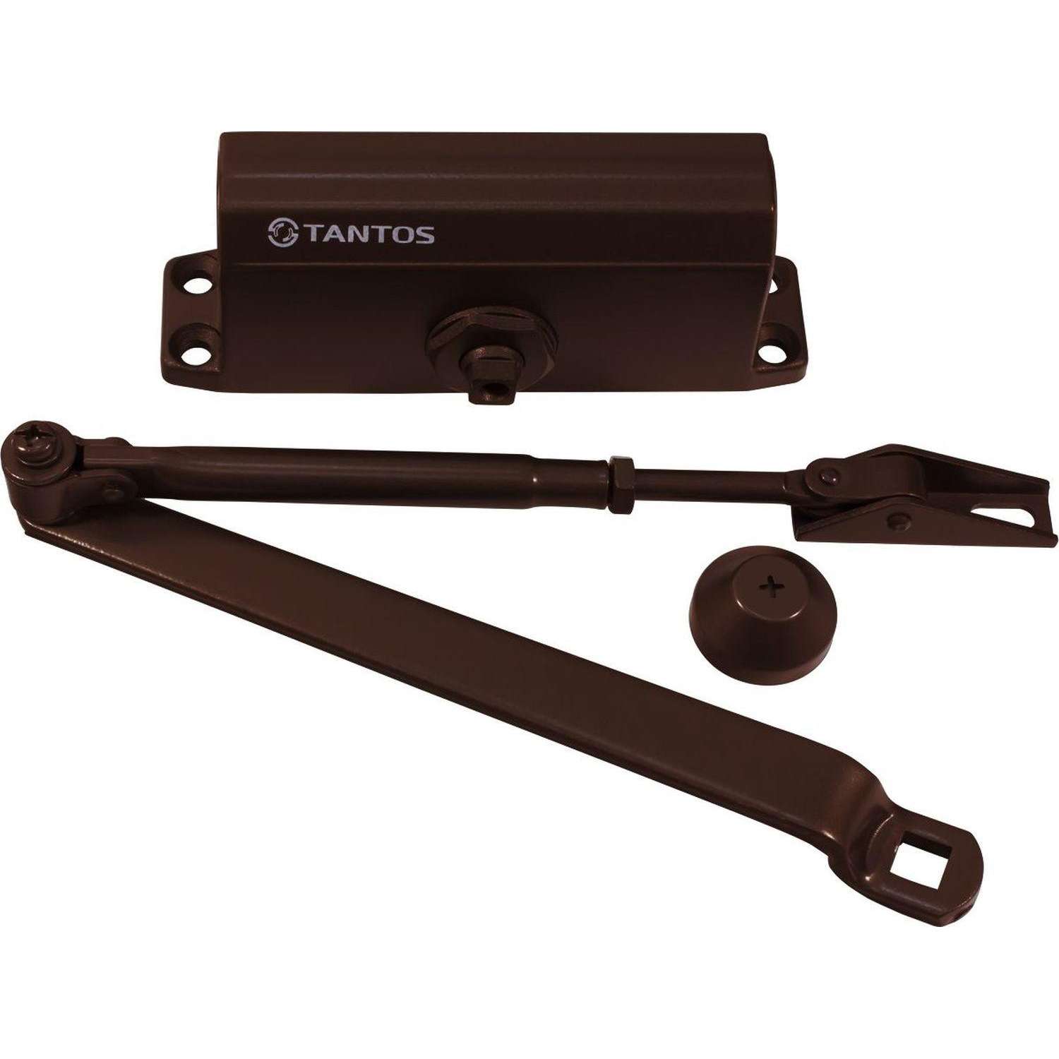 Доводчик TANTOS TS-DC045 коричневый дверной,усилие EN2,вес двери до 50 кг