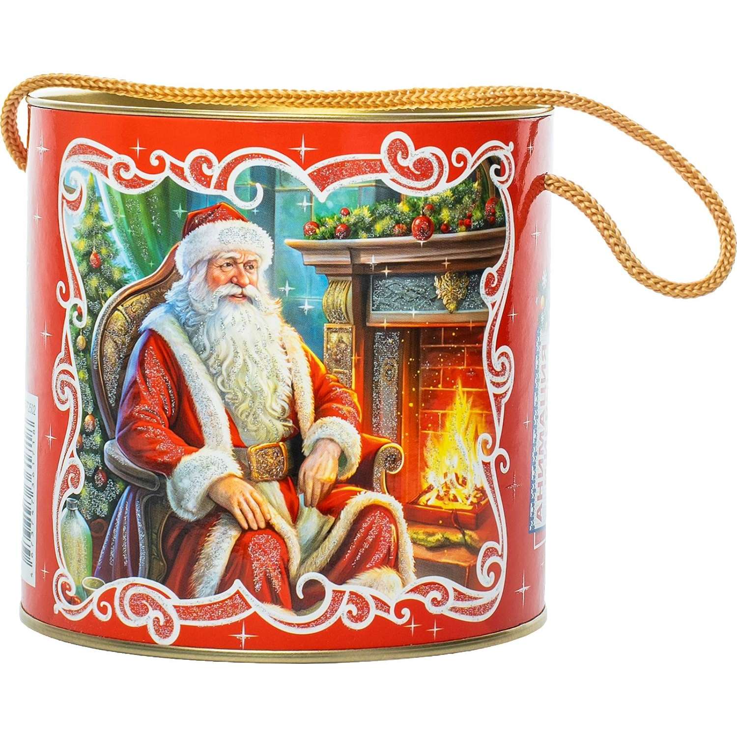 Новогодний сладкий подарок У камина Туба 500 грамм, K047