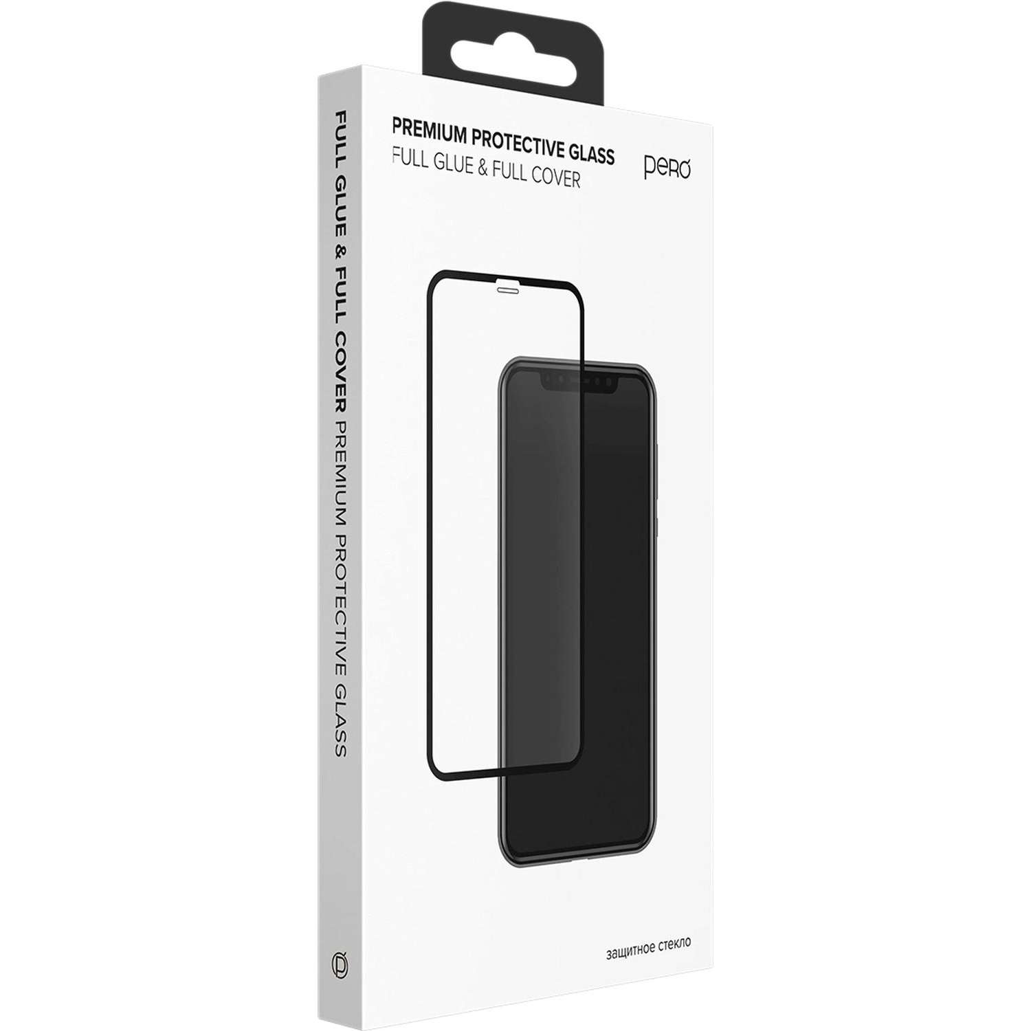Защитное стекло PERO Full Glue для  Xiaomi Redmi Note 14, черное