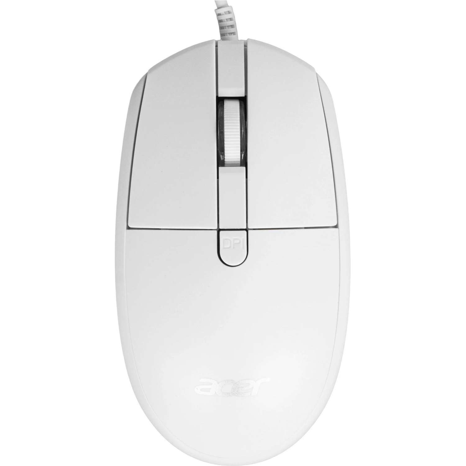 Мышь компьютерная Acer OMW401 белый оптич. 2000dpi USB 4but (ZL.MCEEE.030)