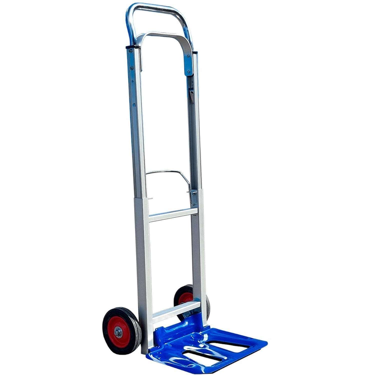 Тележка грузовая складная алюминевая КГ 90 А колёса d 150 литые